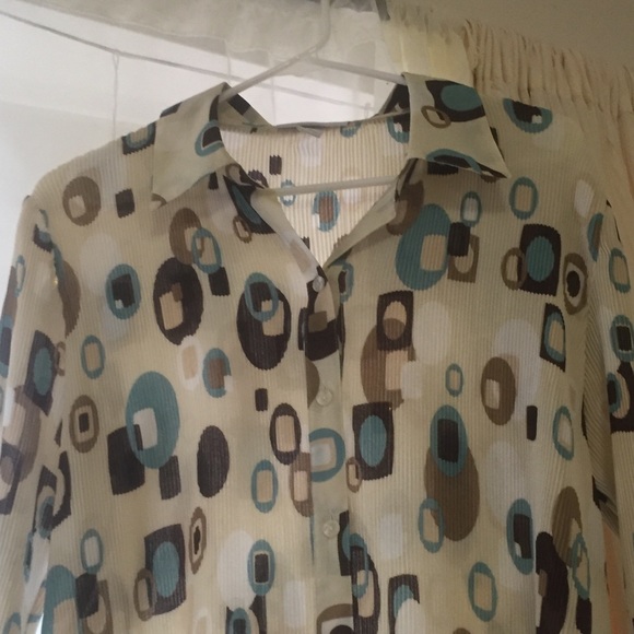 Multi Pattern Blouse - Picture 2 of 6